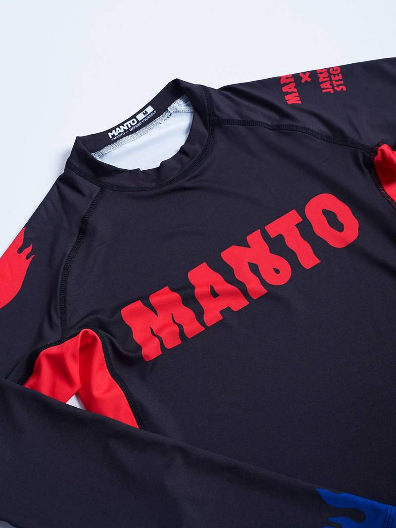 MANTO night out RASHGUARD -black